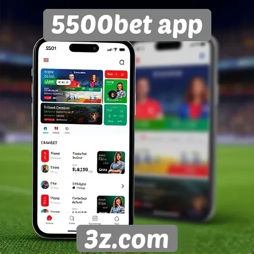 Interface e usabilidade do site 5500bet