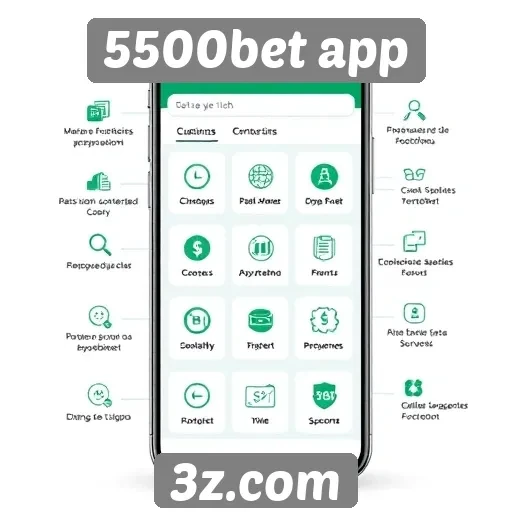 Recursos e funcionalidades do 5500bet app