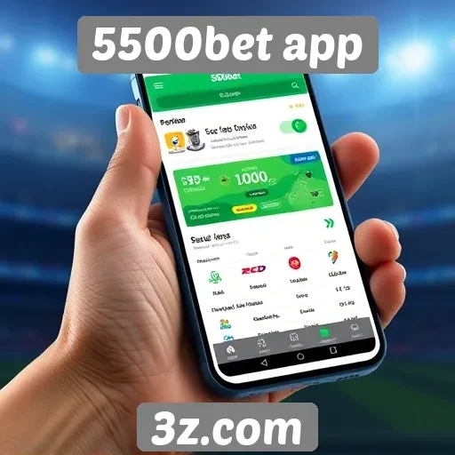 Revisão da experiência do usuário no 5500bet app